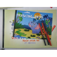 Цветные книжки для рисования с седлом A4 (DR-008)
